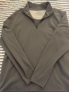 Weatherproof Men's Half-Zip Sweater Jacket - Charcoal